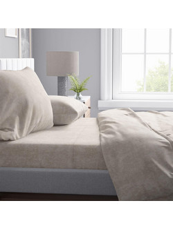 Dimcol Σετ Σεντόνια Μονά Βαμβακερά 160x240 Shadow 11 Beige