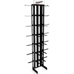 Stand Energizer Επιδαπέδιο Σιδερένιο Μαύρο (130x40x35 cm) 5x7 Θέσεων
