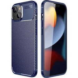 Ancus Autofocus Carbon Fiber Back Cover Blue (iPhone 14 Plus)