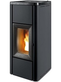 MCZ Mida Air 8 Black Σόμπα Pellet Αερόθερμη 8.2kW