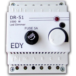 Ρυθμιστής φωτισμού - DIMMER ράγας DR-51 230V 1KW με OPTOCOUPLER για λάμπες LED - 200.0042
