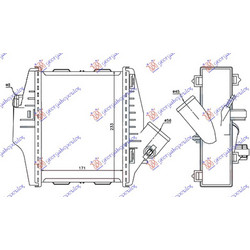 Ψυγειο Intercooler 0.8 Cdi Πετρελαιο (171x233x50) Smart Fortwo 07-12 - 086506210