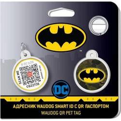 Wau Dog Smart ID Batman Green Ταυτότητα Με QR Code 25mm