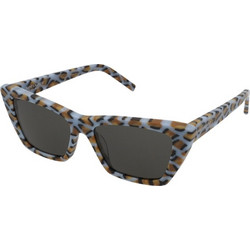 Saint Laurent SL 276 020 Γυναικεία Γυαλιά Ηλίου Cat Eye Κοκάλινα Καφέ με Μπλε Degradee Φακό