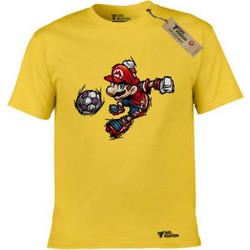 Takeposition Mario Football Παιδικό T-Shirt Κοντομάνικο Κίτρινο 806-1286-04