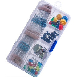 Electronics component pack with resistors, LEDs, Switch, Potentiometer for Arduino UNO, MEGA2560, Raspberry Pi