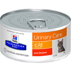 Hill's Prescription Diet Urinary Care c/d with Chicken 156gr