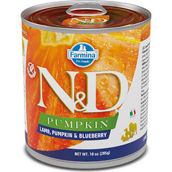Farmina N&D Pumpkin Grain Free Puppy with Lamb, Pumpkin & Blueberry 285gr
