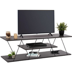 HomeMarkt Έπιπλο Τηλεόρασης Ξύλινο Γκρι Μ120xΠ32xΥ33cm Tars HM8922.20