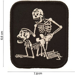 Ραφτό Σήμα PATCH TWO SKELETONS