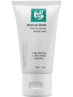 Seventeen Clear Skin Rescue Κρεμώδης Μάσκα Προσώπου με Άργιλο Πράσινο Τσάι & Αλόη 25ml