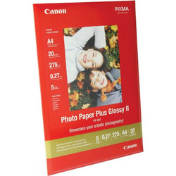 Photo Paper Plus Canon Glossy II PP-201 5x5 20Shts 265gr