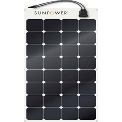 Sunpower SPR-E-Flex-100 Εύκαμπτο Μονοκρυσταλλικό Φωτοβολταϊκό Πάνελ με ισχύ 100W και τάση 12V