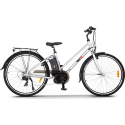 RKS CR5 Ηλεκτρικό Ποδήλατο Trekking 28" 250W με 7 Ταχύτητες Ασημί