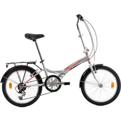 Matrix Commuter Steel 2021 Σπαστό Ποδήλατο Πόλης 20" Γκρι