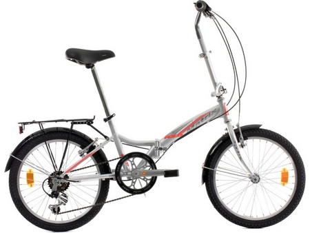 Matrix Commuter Steel 2021 Σπαστό Ποδήλατο Πόλης 20" Γκρι