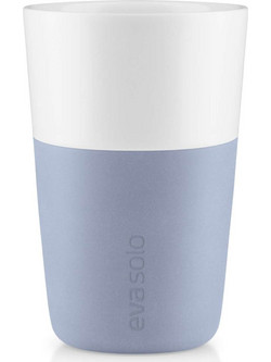 Φλιτζάνι latte πορσελάνης 360 ml σετ 2 τμχ Βlue Sky