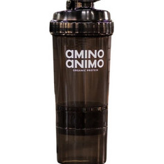 Amino Shaker Πρωτεΐνης 500ml Πλαστικό ΜαύροΚωδικός: 39105510