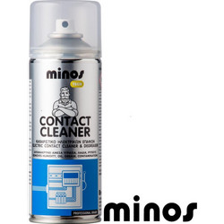 Minos Contact Cleaner Σπρευ καθαριστικό και απολιπαντικό ηλεκτρικών επαφών 400ml 9217
