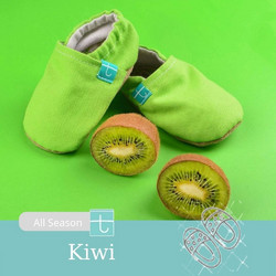 TiTot Kiwi Βρεφικά Παντοφλάκια Αγκαλιάς Πράσινα