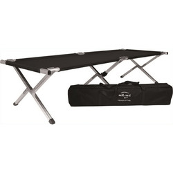 Mil-Tec Black US Style Aluminum with Bag Κρεβάτι/Ράντζο Εκστρατείας Μονό 190x65cm Κωδικός: 20319038
