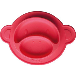 Nuby Πιάτο Σιλικόνης Miracle Red Monkey