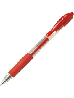 Pilot G-2 Στυλό Gel 0.5mm Κόκκινο BL-G2-5R