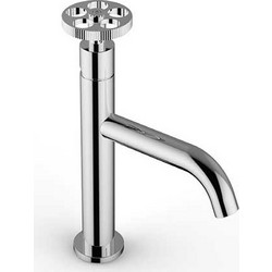 Teorema One Μπαταρία Νιπτήρος Υψηλή με Βαλβίδα Clidker Chrome -111004