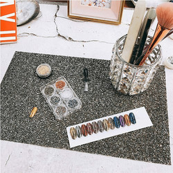 Σουπλά Manicure με Στράς Ασημί 24cmx40cm
