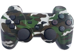 Ασύρματο Χειριστήριο Bluetooth Με Δόνηση Για Playstation 3 / PS3 - Army Σκούρο Πράσινο