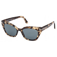 Tom Ford FT1031 55V Γυναικεία Γυαλιά Ηλίου Cat Eye Κοκάλινα Ταρταρούγα με Μπλε Φακό