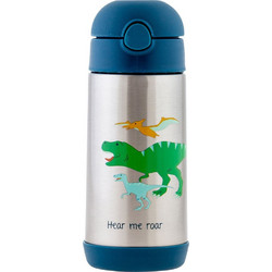 Stephen Joseph Dino Παιδικό Μπουκάλι Θερμός Ανοξείδωτο BPA Free Μπλε 350ml