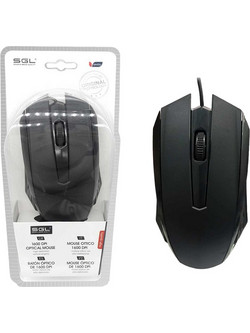 K201 Ενσύρματο Ποντίκι Black