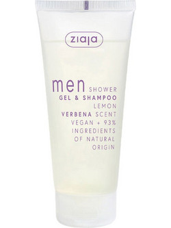 Ziaja Lemon Verbena Men Shower Gel & Shampoo Φυτικό Σαμπουάν 200ml