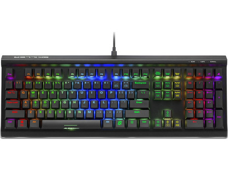 Sharkoon Skiller SGK60 Μηχανικό Gaming Πληκτρολόγιο με Kailh Red Διακόπτες RGB Black