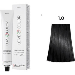 Dott. Solari Love Me Color 1.0 Μαύρο Μόνιμη Βαφή Μαλλιών 100ml