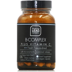 Pharmalead Black Range B-Complex Plus Vitamin C 60 Κάψουλες