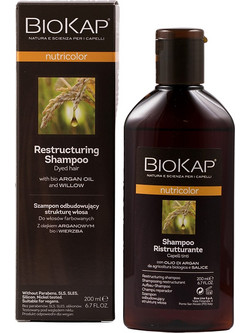 Biosline Biokap Nutricolor Ristrutturante Φυτικό Σαμπουάν για Προστασία Χρώματος & Επανόρθωση για Βαμμένα Μαλλιά 200ml