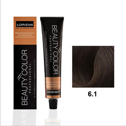 Lorvenn Beauty Color 6.1 Ξανθό Σκούρο Σαντρέ Μόνιμη Βαφή Μαλλιών 70ml