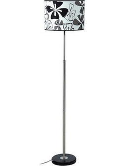 ARlight CS 807 SL Aσπρόμαυρο Φωτιστικό Δαπέδου Μαύρο με Ύψος 162cm