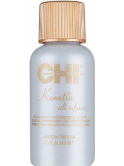 Chi Keratin Silk Infusion Silk Μαλλιών Κερατίνης για Επανόρθωση 15ml
