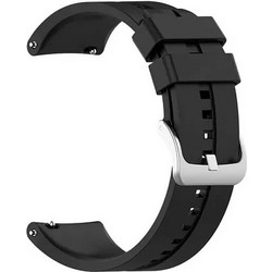 Bakeey Quick Release Λουράκι Σιλικόνης Black (Universal 22mm)