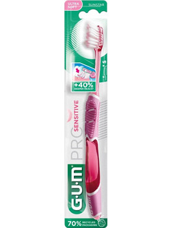 Gum Sensitive Ultra Soft 510 Οδοντόβουρτσα Ροζ