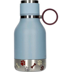 ASOBU Μπουκάλι Σκύλου με Ενσωματωμένο Μπολ 975ml Μπλε