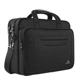 Matein Αδιάβροχη Τσάντα Laptop Ώμου 15.6" Black 1106
