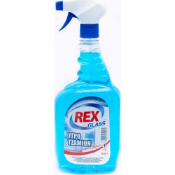 Rex Glass Spray Τζαμιών Μπλε 1lt