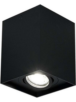 Φωτιστικό Οροφής Σποτ 123LED Τετράγωνο GU10 Black