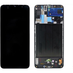 Samsung Οθόνη με Μηχανισμό Αφής και Πλαίσιο για Galaxy A70 (Μαύρο)Κωδικός: 18977245