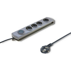 Qoltec Surge protector Quick Switch 4socket 25m gra