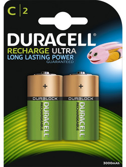 Duracell Recharge Ultra C 3000mAh 2τμχ